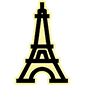 Tour Eiffel symbolisant l'entreprise française xo xo